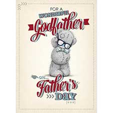 Wonderful Godfather Me to You Bear Fathers Day Card Image Preview